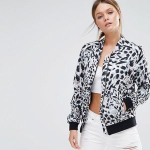 NWOT: New Look Animal Print Bomber